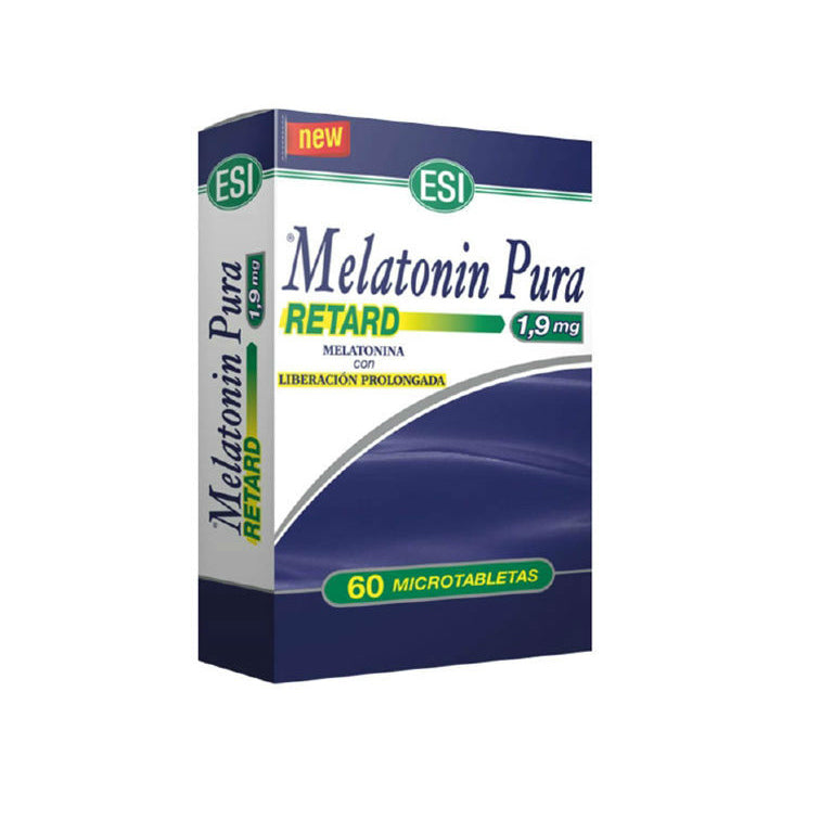 MELATONIN RETARD PURA 1,9 MG 60 TABLETAS ESI