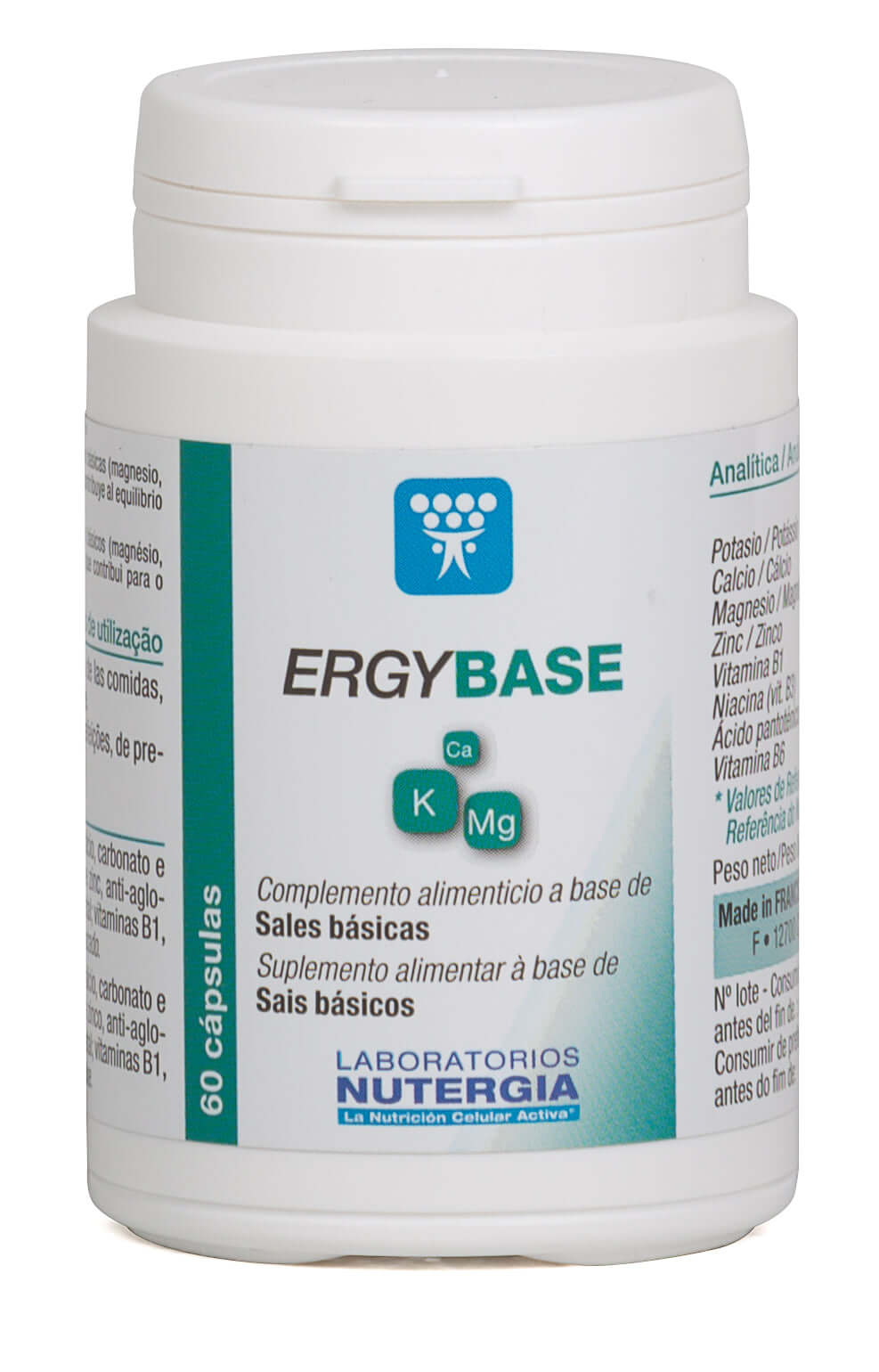 ERGYBASE 60 CÁPSULAS NUTERGIA