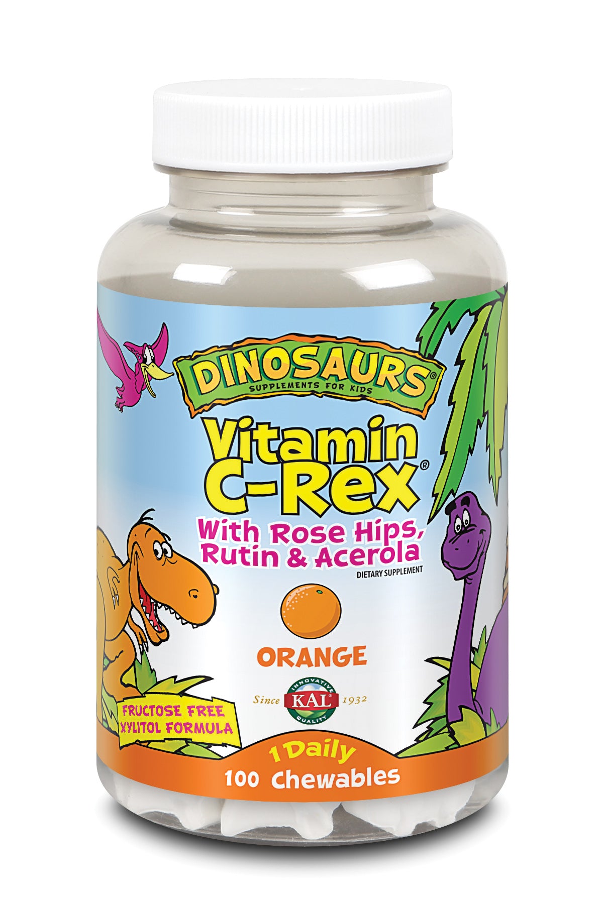 VITAMIN C REX (VITAMINA C) 100 CARAMELOS MASTICABLES KAL